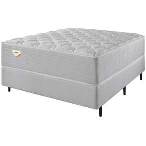 Conjunto Cama Box Lush Casal Ecoflex 138x188x72cm Molas Ensacadas